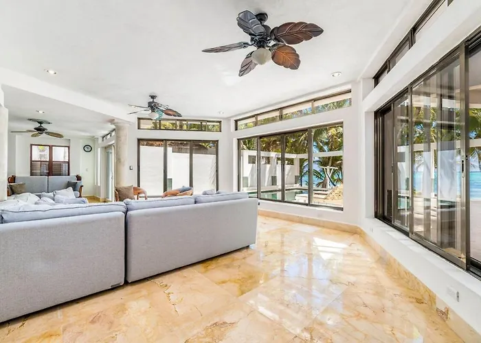 Villa Marcaribe - Front In Soliman Bay, Tulum *